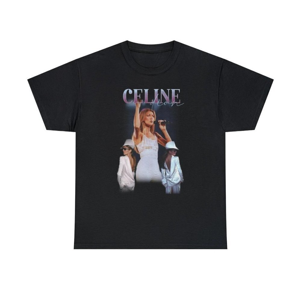 Celine Dion Graphic Tee Unisex Heavy Cotton Tee Shirt
